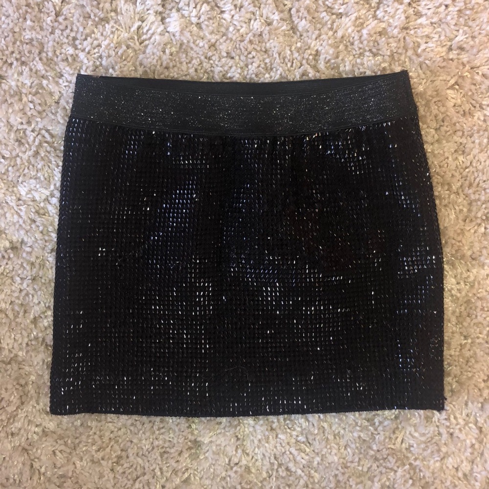Black Sparkly/Sequin Skirt